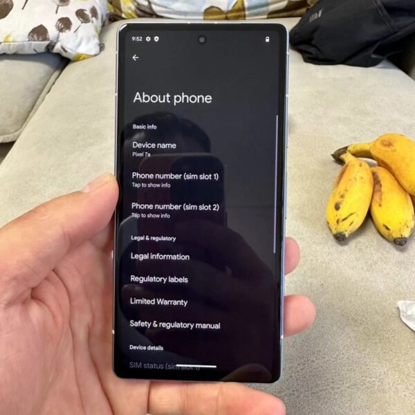 High Quality Cheap Used Phone 128GB Google Pixel 7A Smartphone - Image 3