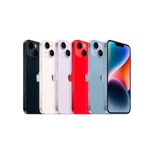 Elegant Refurbished iPhone 14 Blue Color 256GB Storage - Image 4