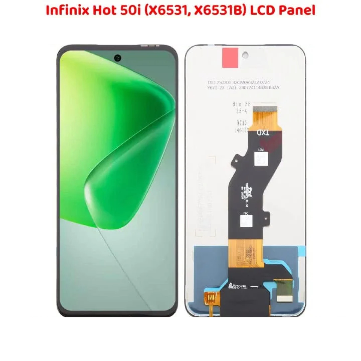 Best Sale Durable Quality Infinix Hot 50i X6531 LCD Panel