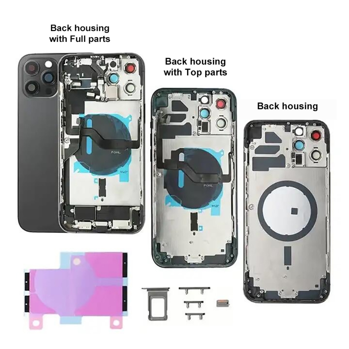 Reliable Quality iPhone 8 Plus Back Housing with Full Parts - Image 2
