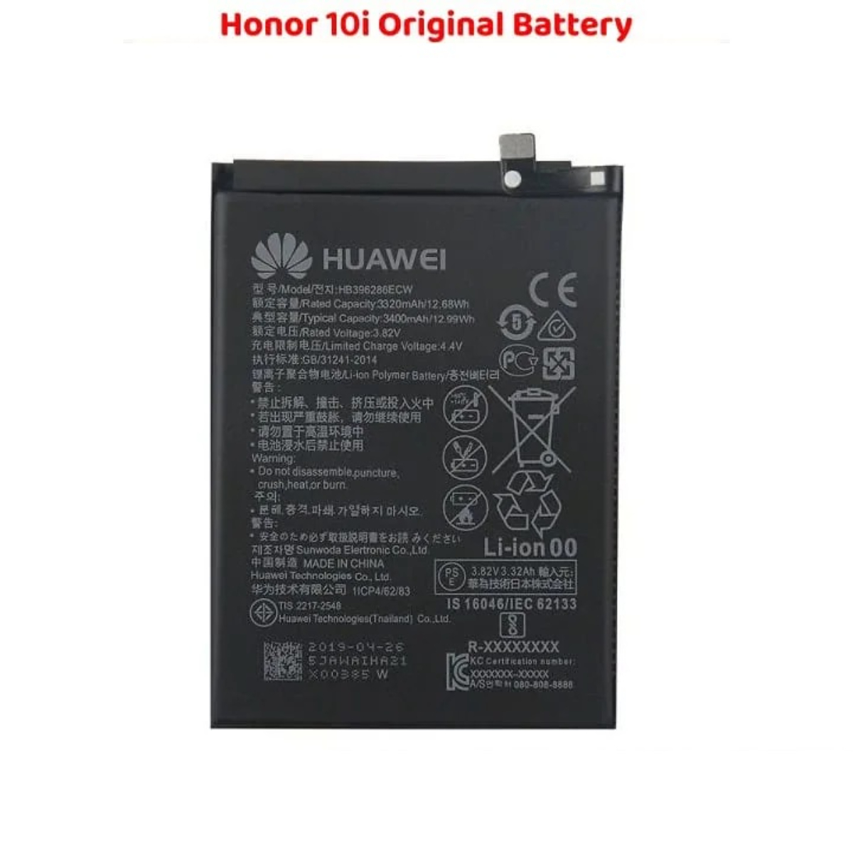 Honor 10i Original Battery Durable Replacement