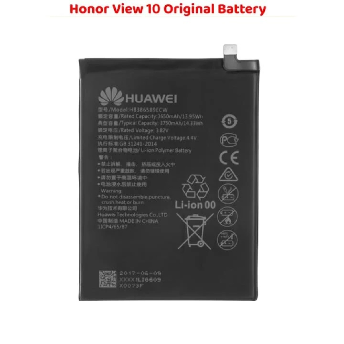 Honor View 10 Original Battery Solution