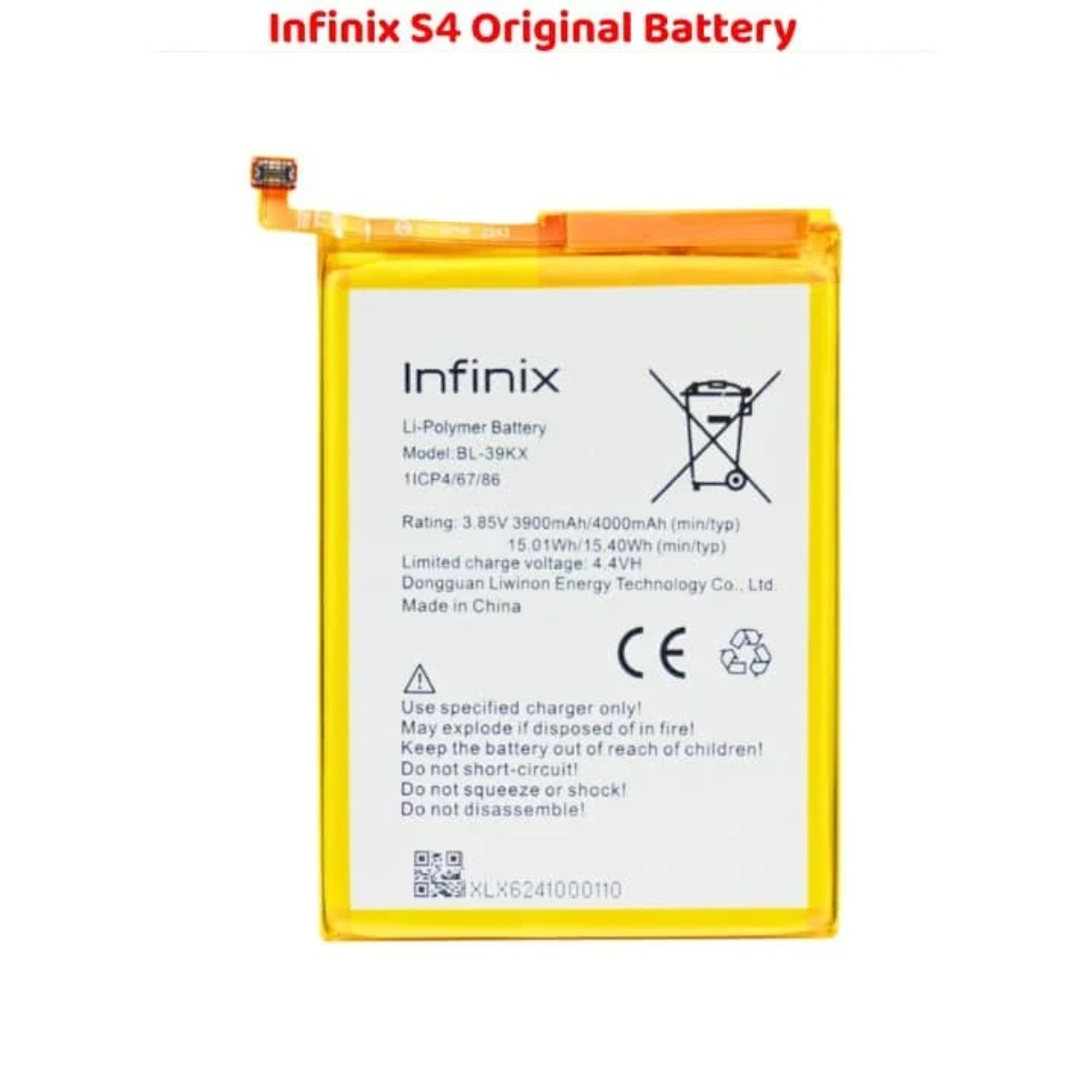 Infinix S4 Original Battery Power Solution
