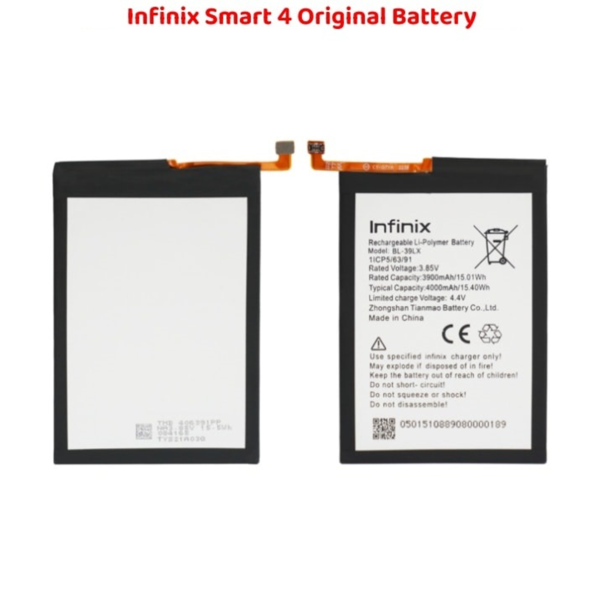 Infinix Smart 4 Original Battery Solution