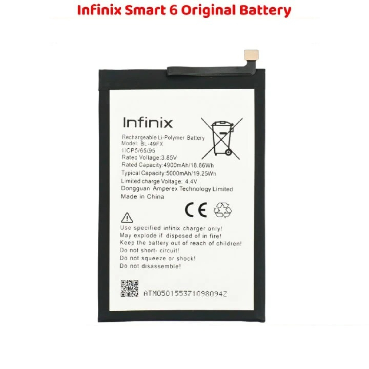 Infinix Smart 6 Original Battery Best Replacement Solution - Image 2