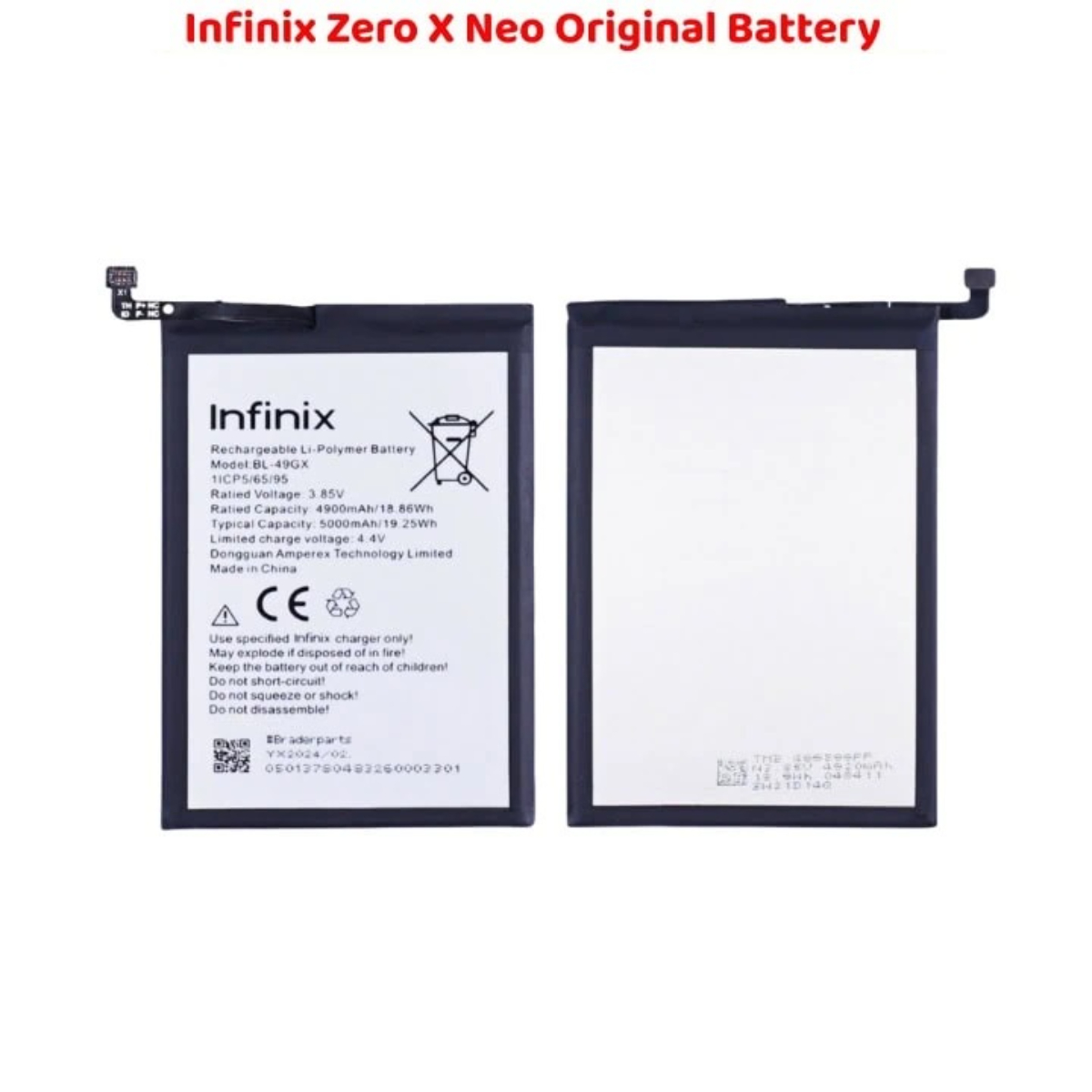 Infinix Zero X Neo Original Battery Replace