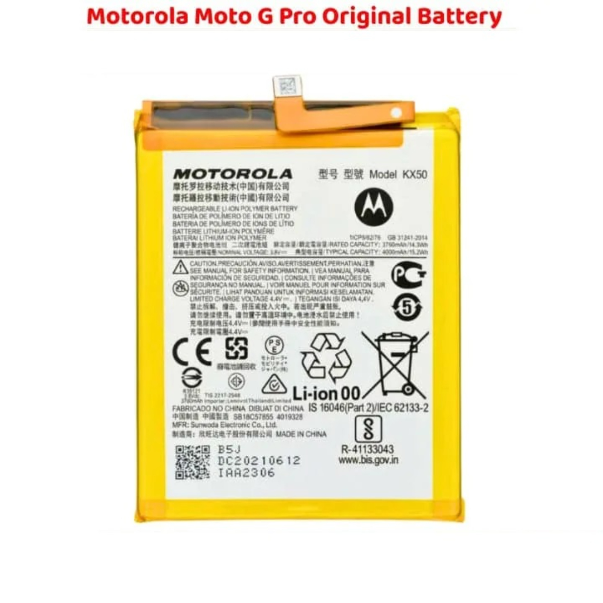 Motorola Moto G Pro Original Battery