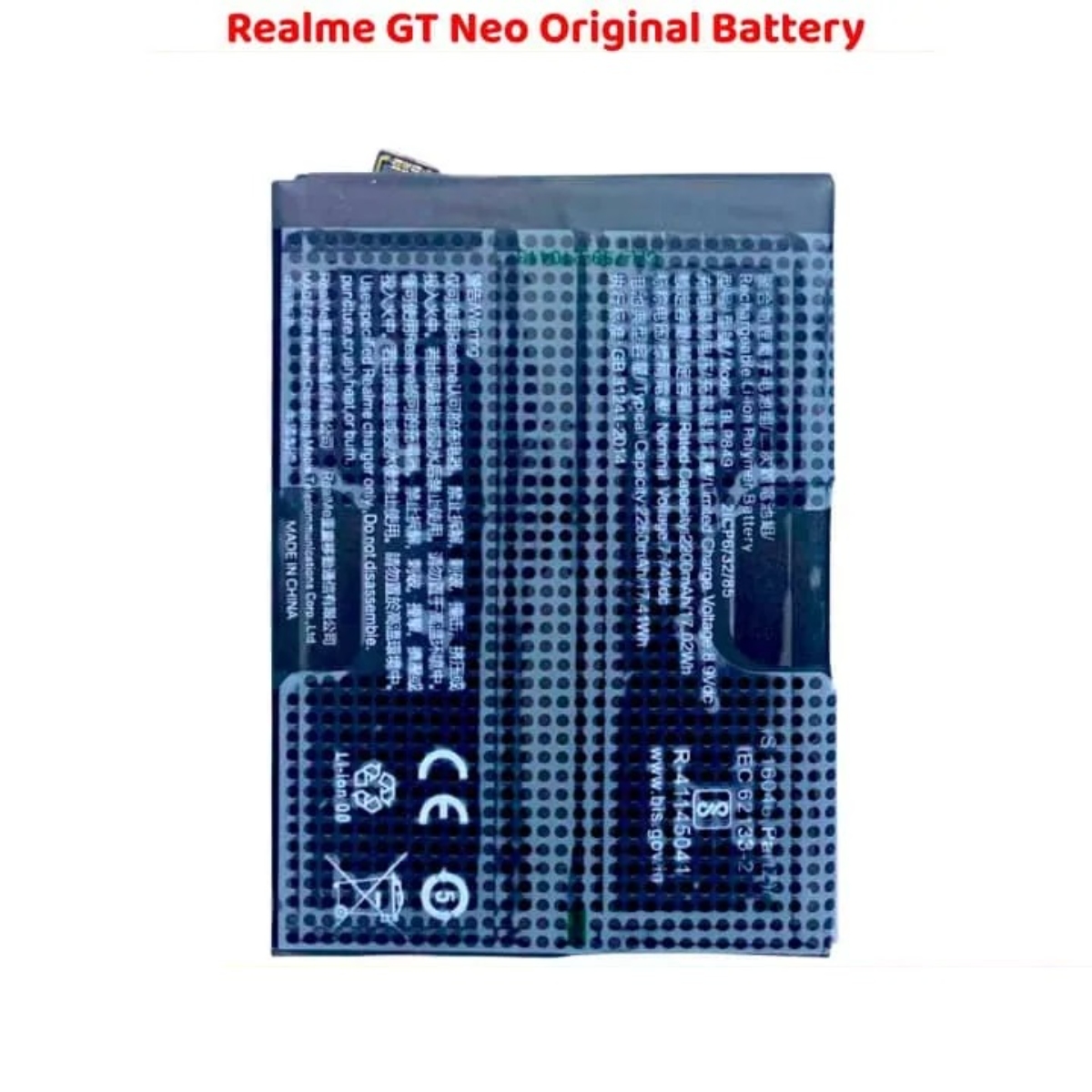 Highly Reliable Realme GT Neo Original Battery Replacement - Image 2