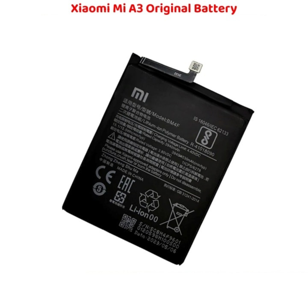 Xiaomi Mi A3 Original Battery Replacement