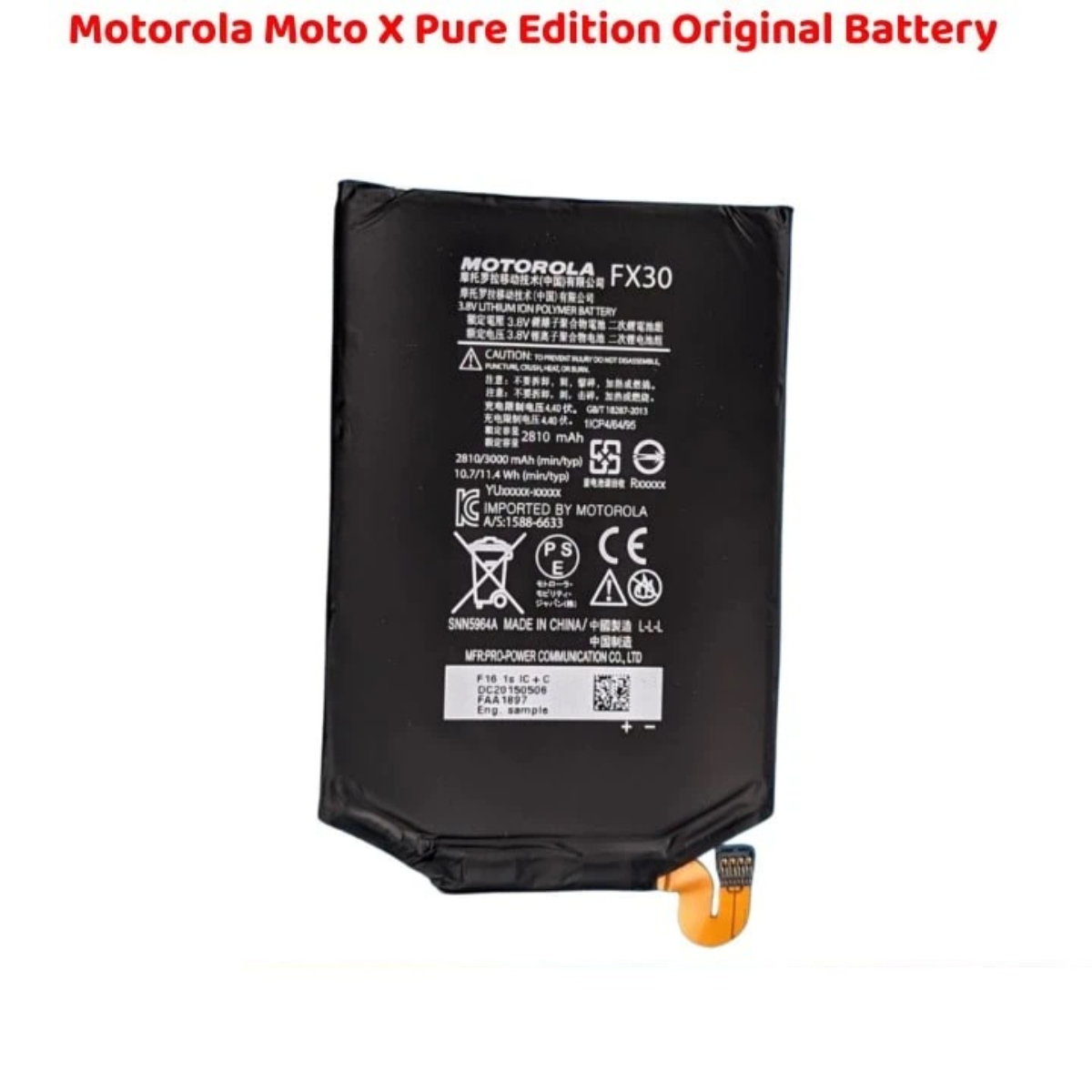 Motorola Moto X Pure Edition Original Battery