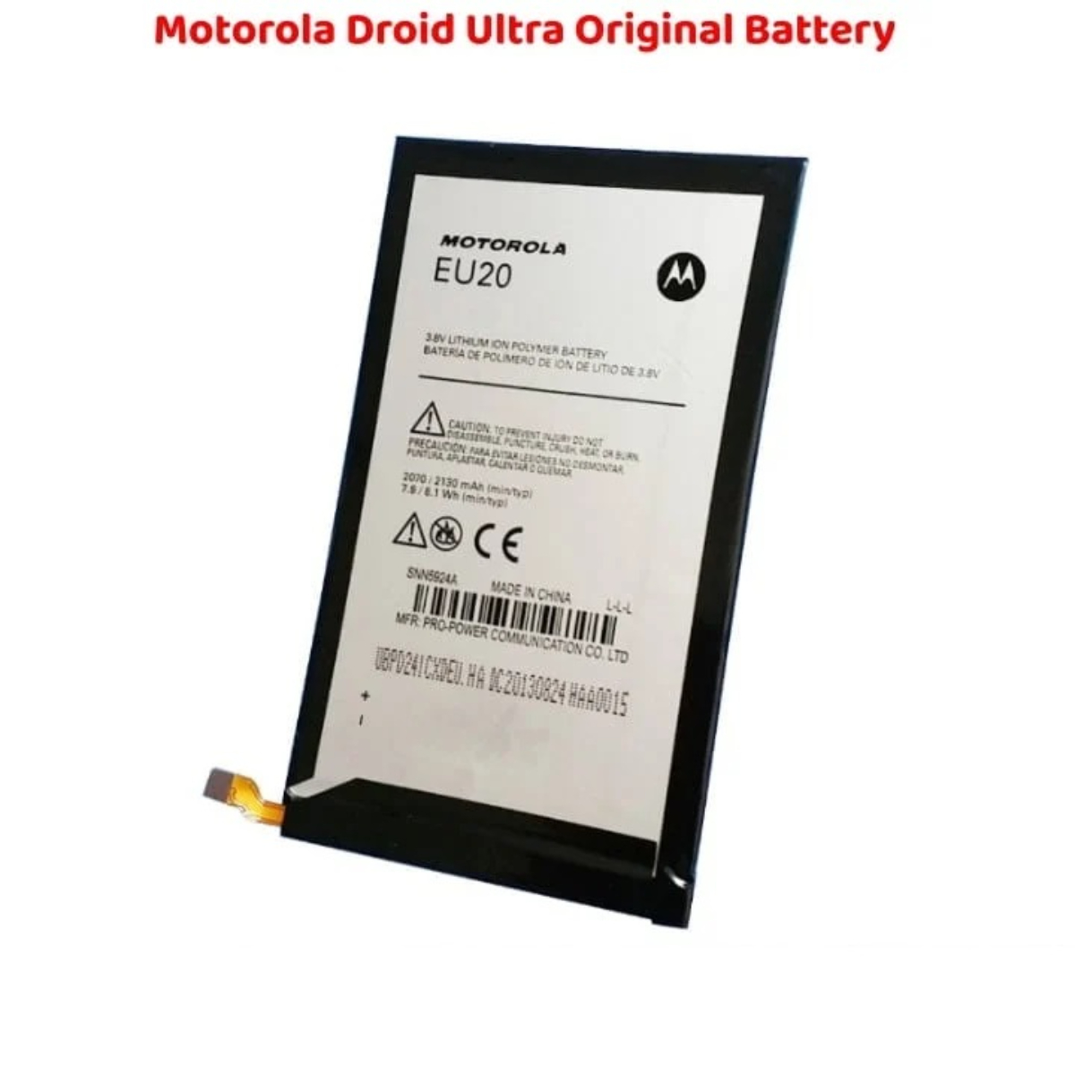 Motorola Droid Ultra Original Battery Solution