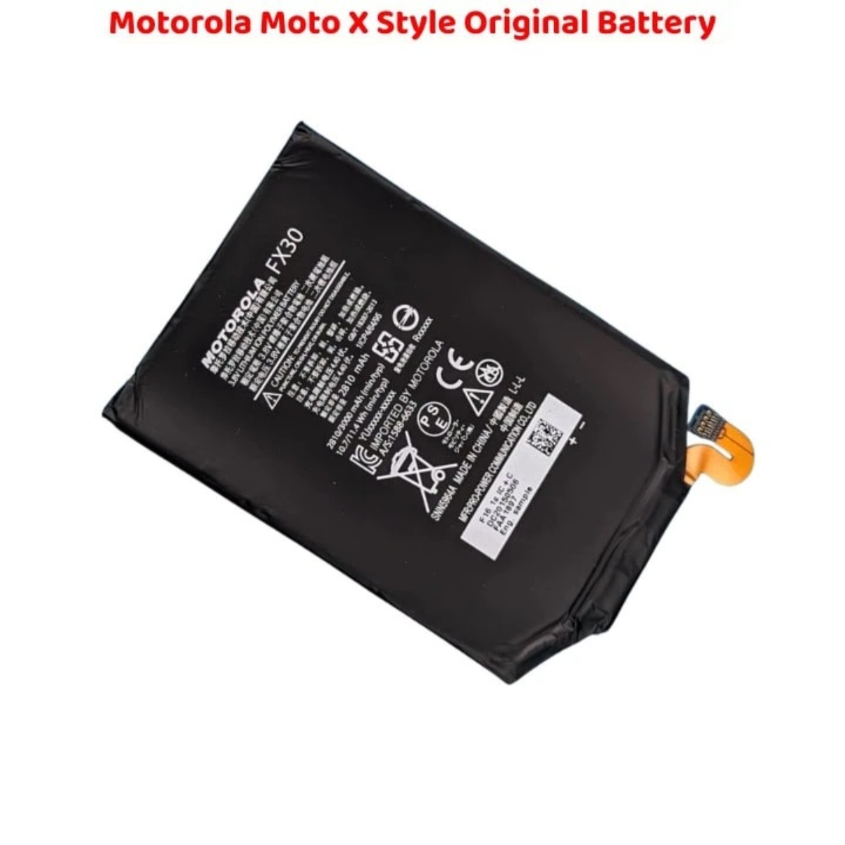 Motorola Moto X Style Original Battery Solution