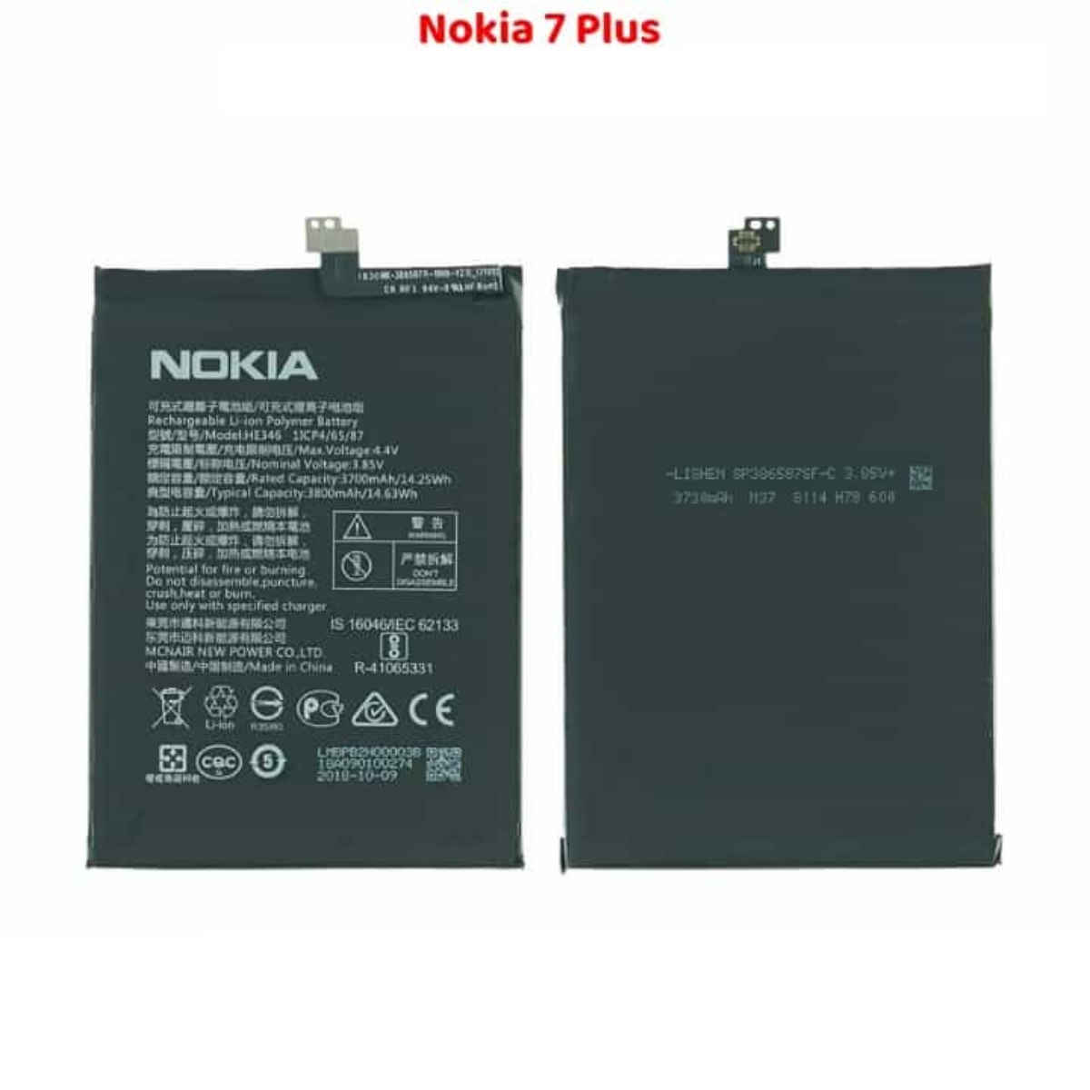 High Quality Nokia 7 Plus Original Battery Solution - Image 2