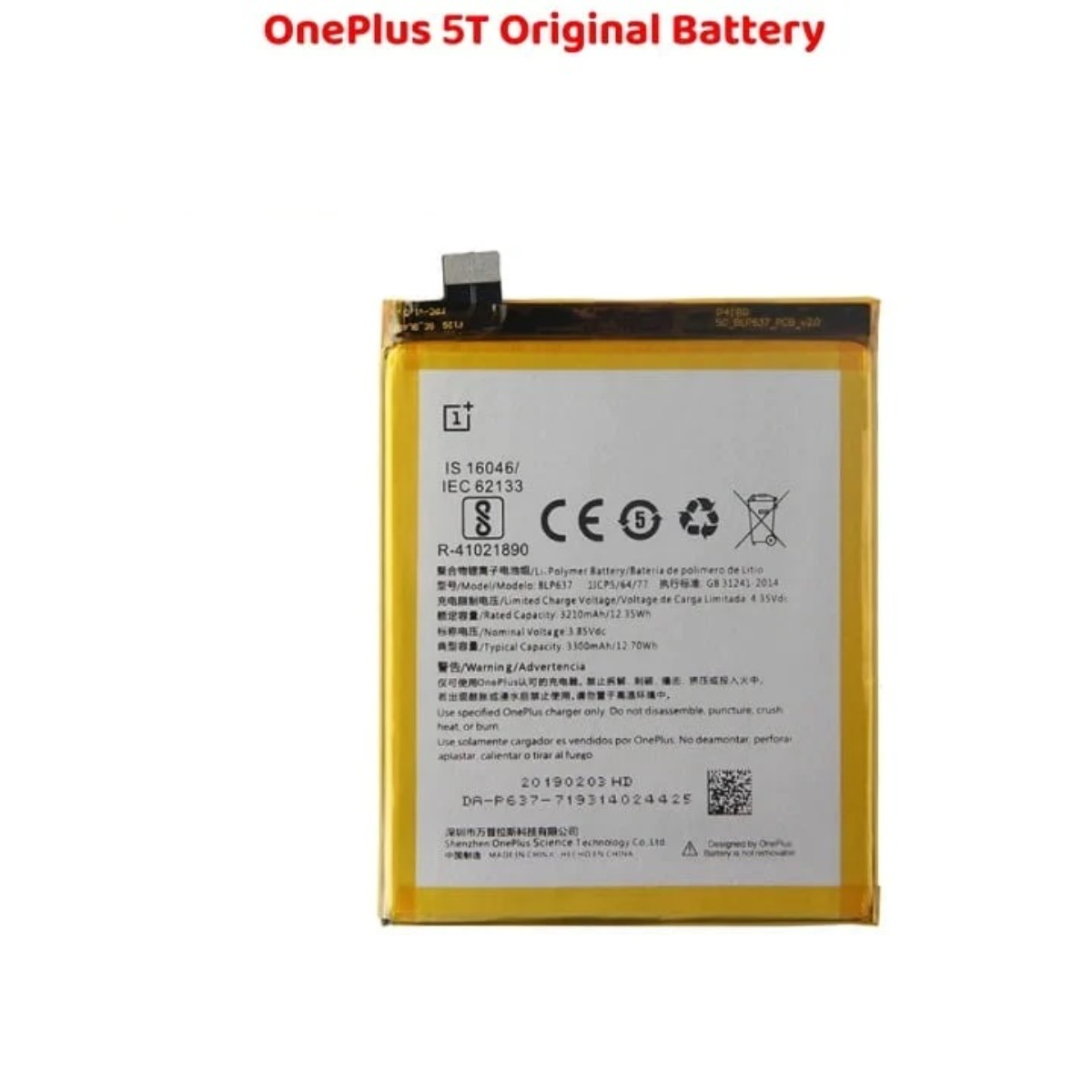 OnePlus 5T Original Battery Replacement