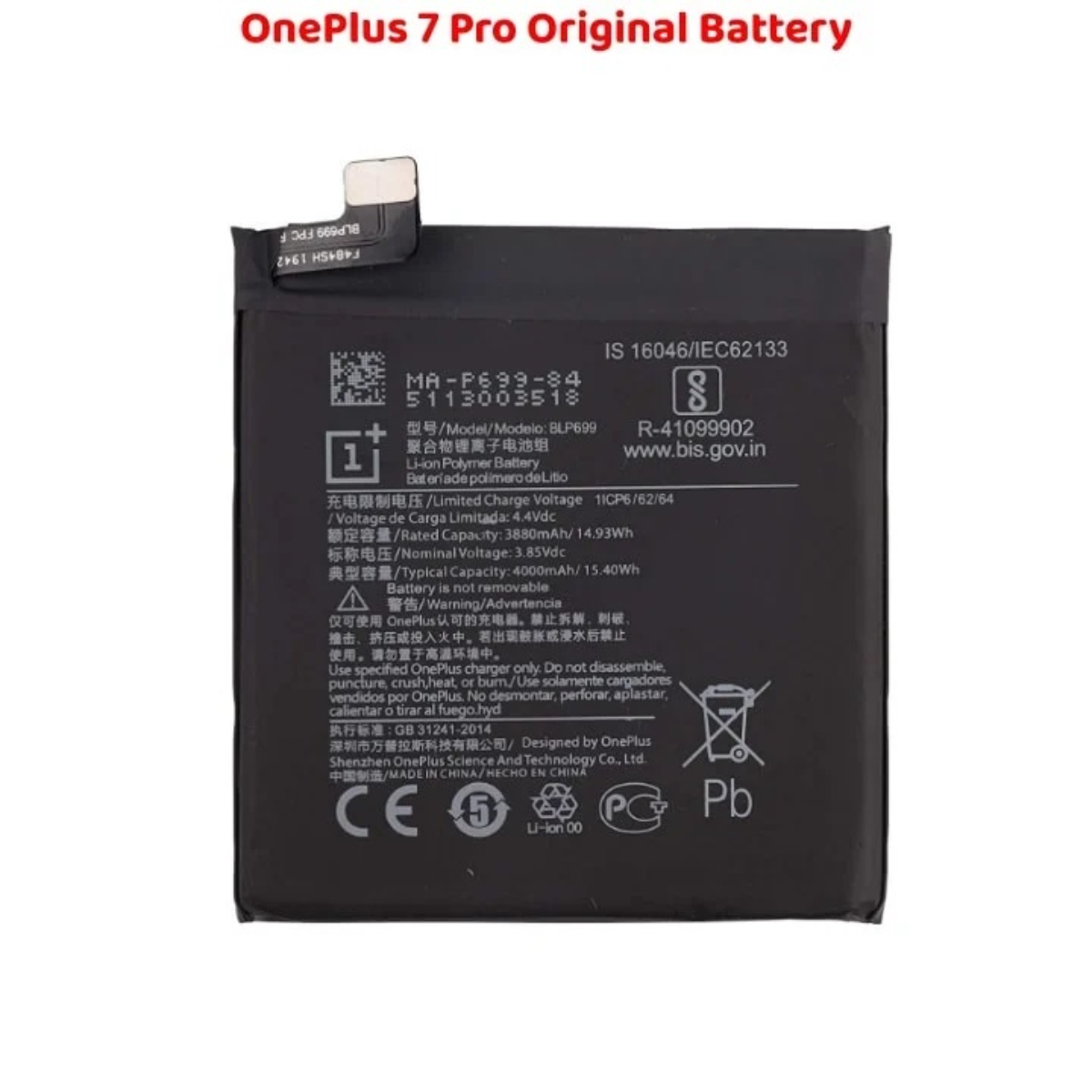 OnePlus 7 Pro Original Battery Power