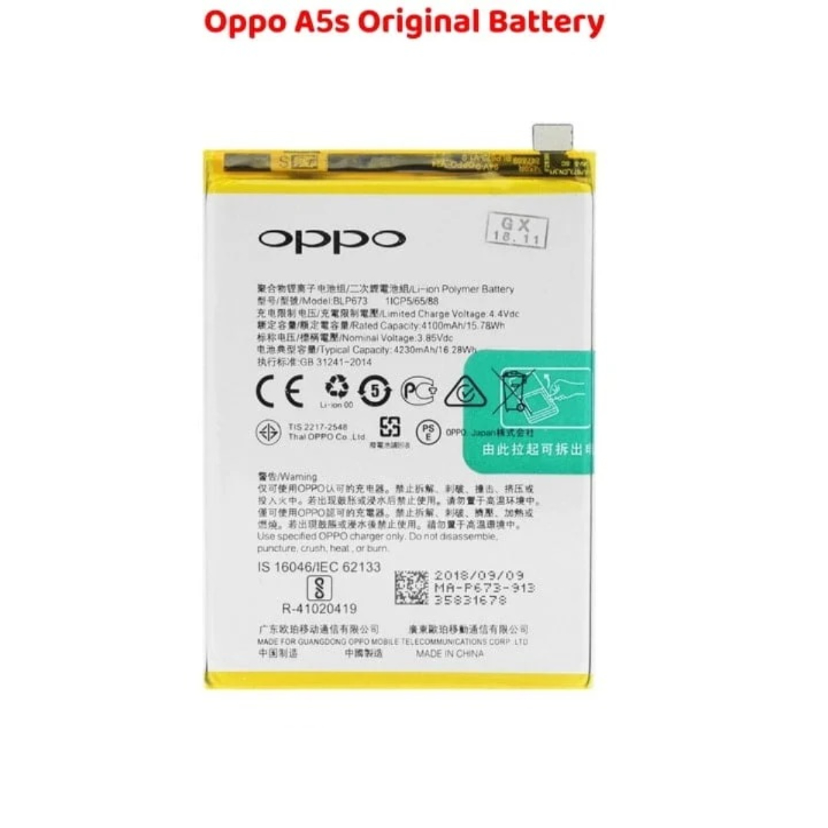 Oppo A5s Original Battery Top Selling Power Solution - Image 2
