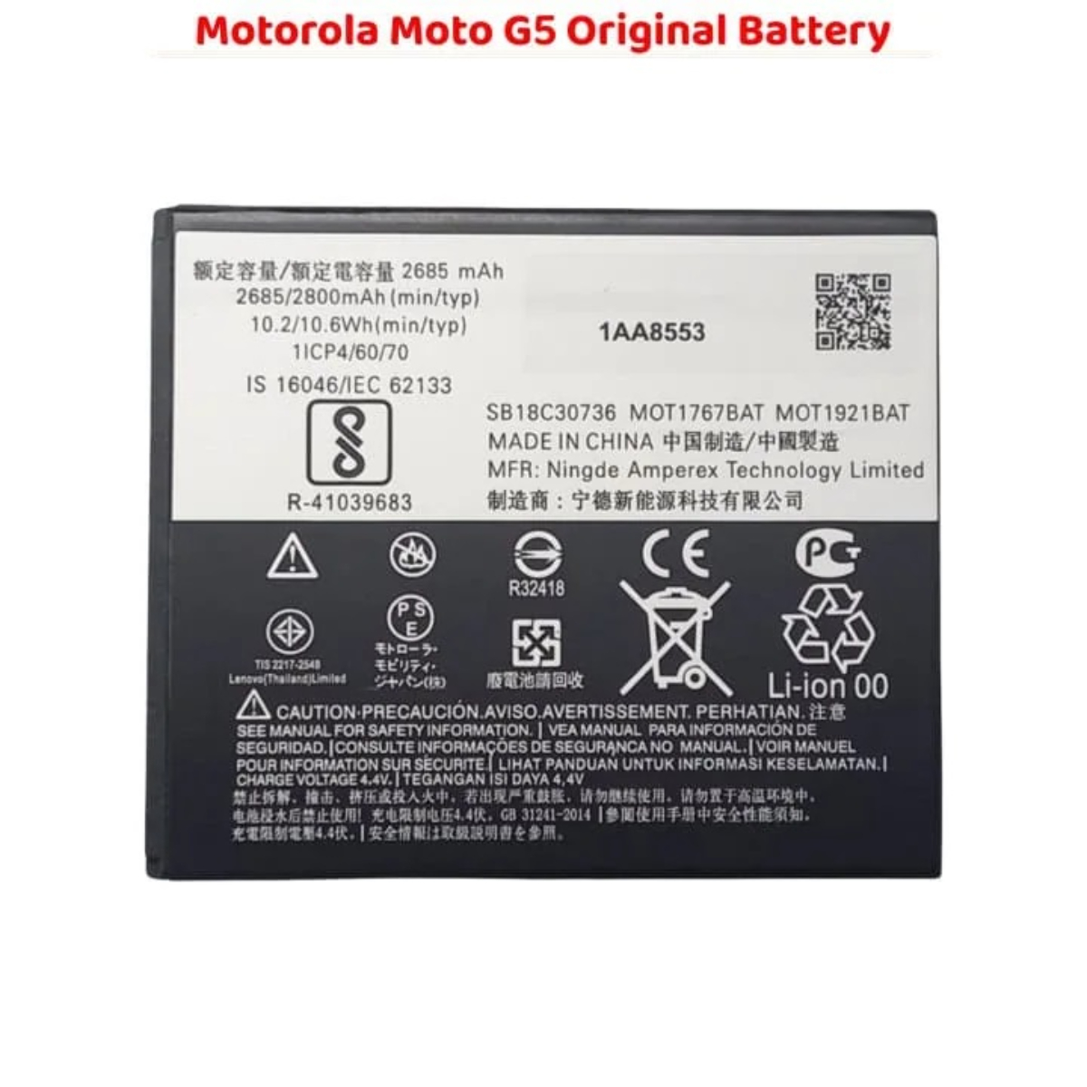 Best Engineered Motorola Moto G5 Original Battery Solution - Image 2