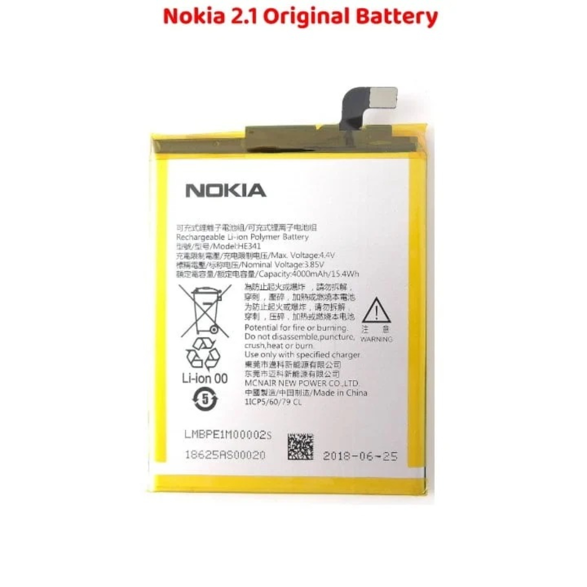 Nokia 2.1 Original Battery Power Solution