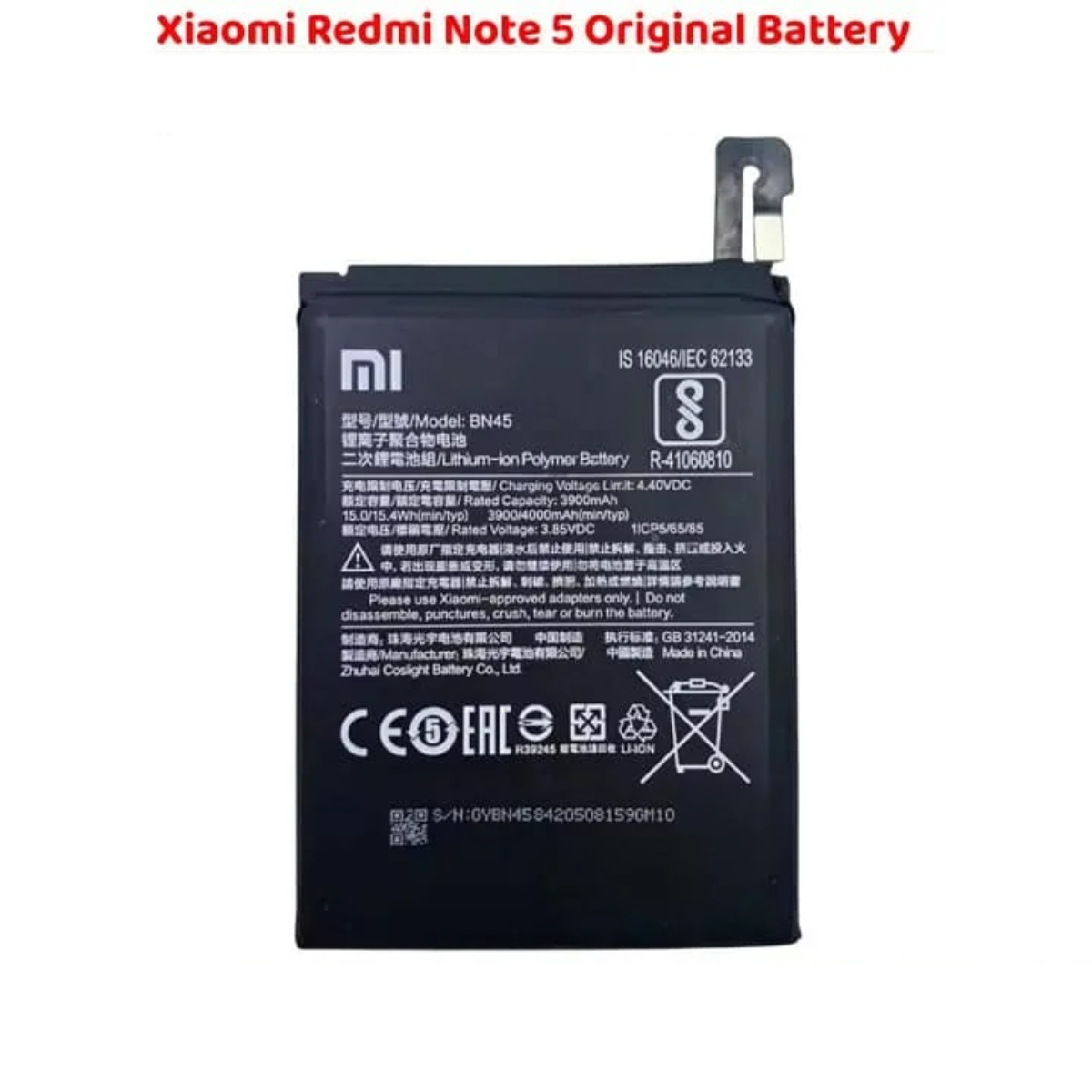 Xiaomi Redmi Note 5 Original Battery Solution