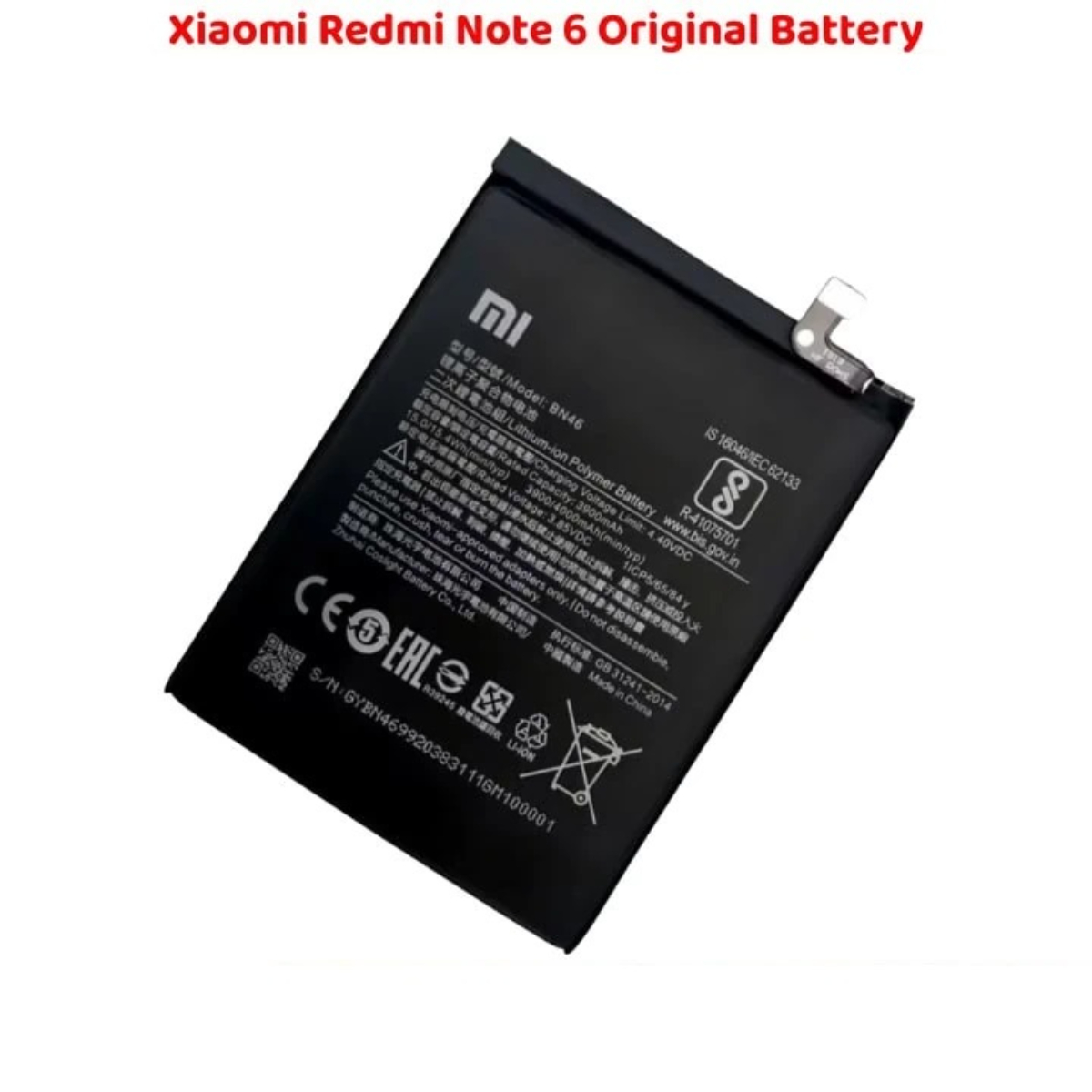 Xiaomi Redmi Note 6 Original Battery Solution