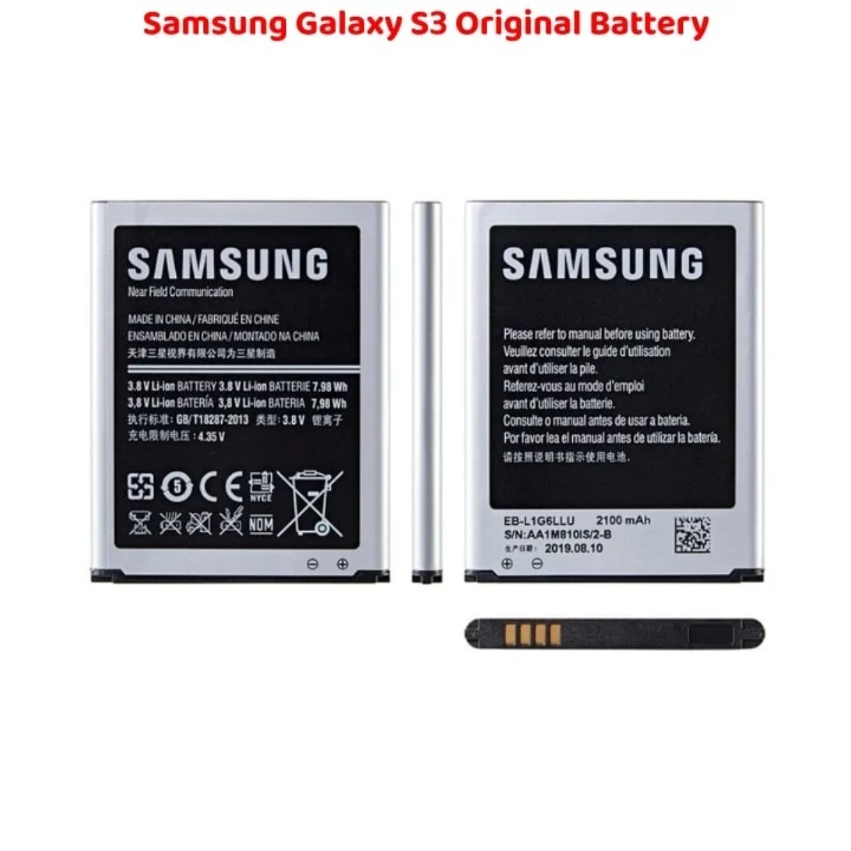 Samsung Galaxy S3 Original Battery Solution