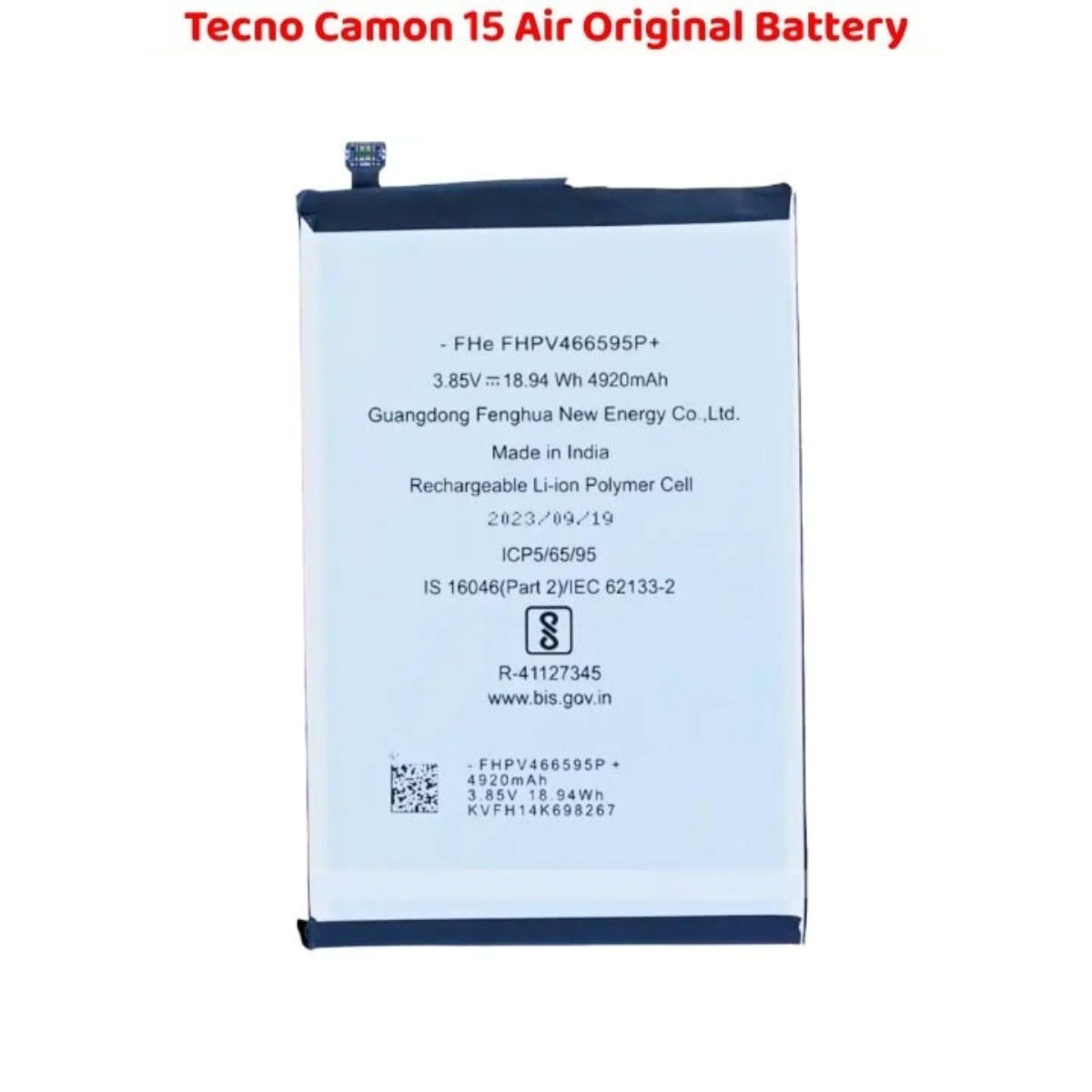 Best Engineered Tecno Camon 15 Air Original Battery - Image 3