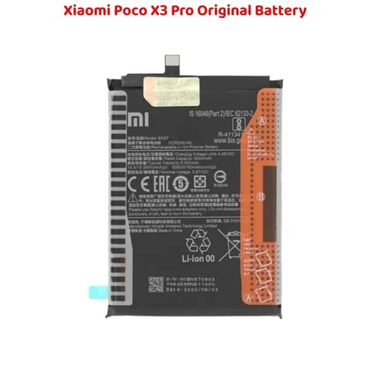 Xiaomi Poco X3 Pro Original Battery