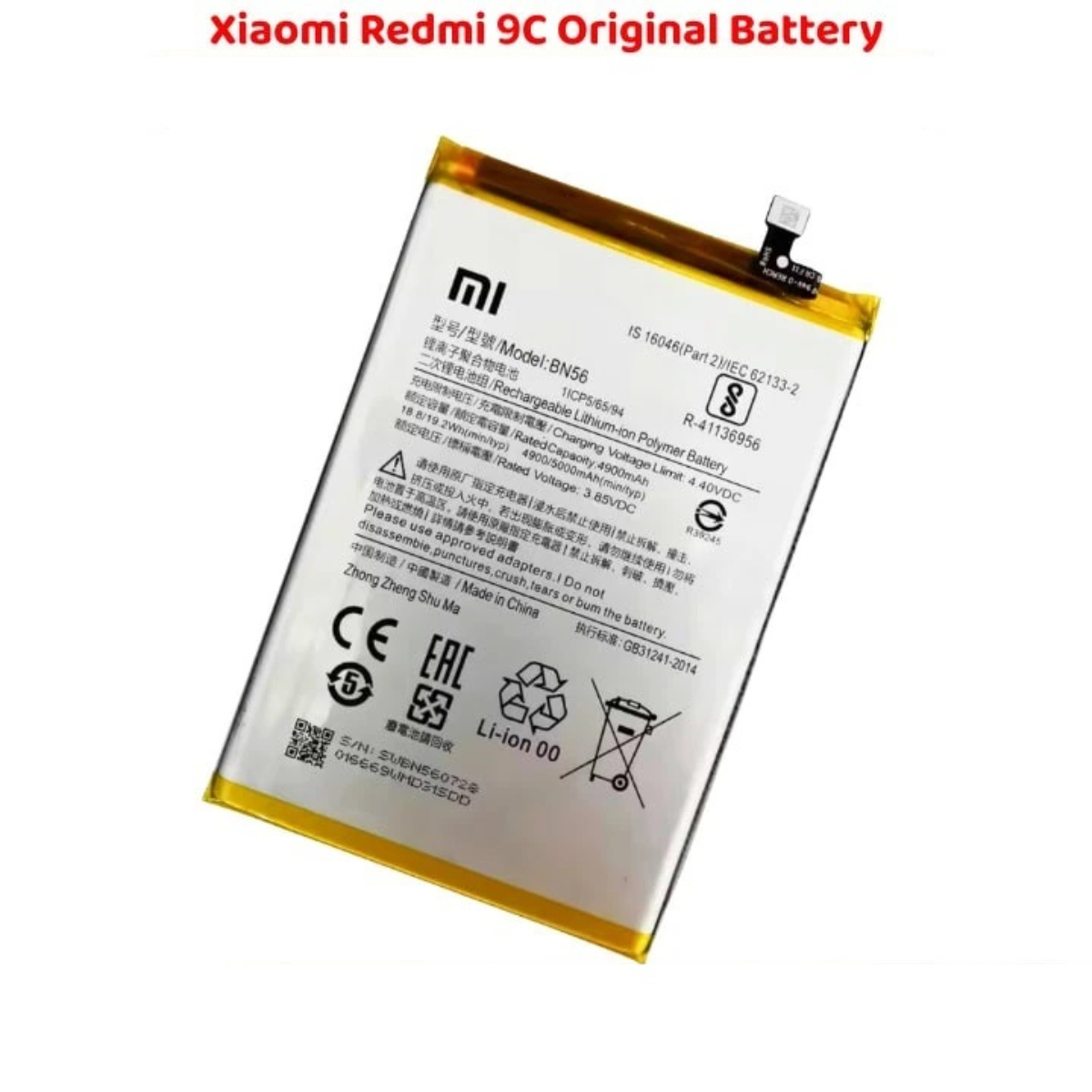 Xiaomi Redmi 9C Original Battery Solution