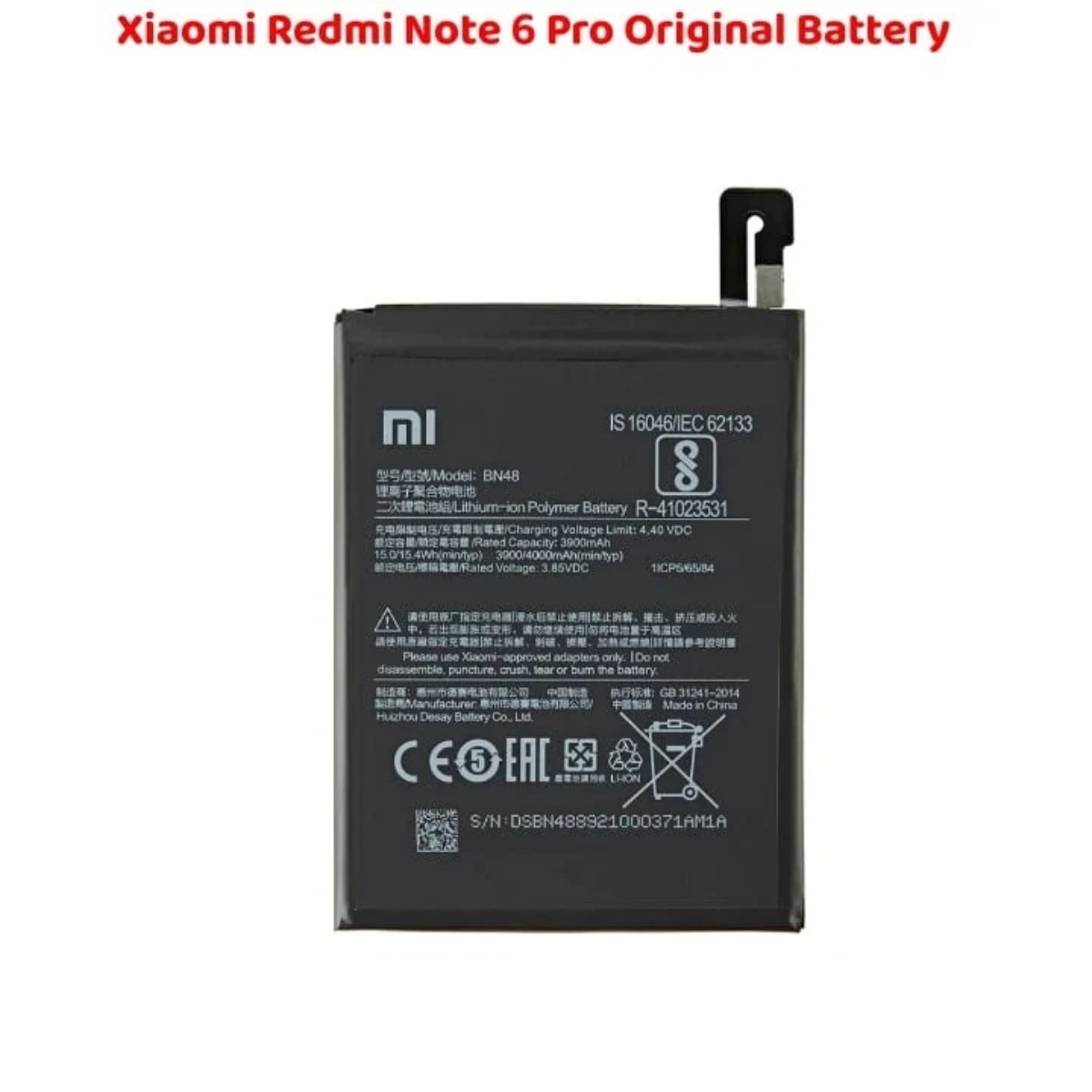 Xiaomi Redmi Note 6 Pro Original Battery