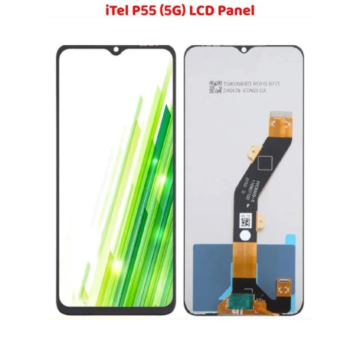 Durable iTel P55 5G LCD Panel