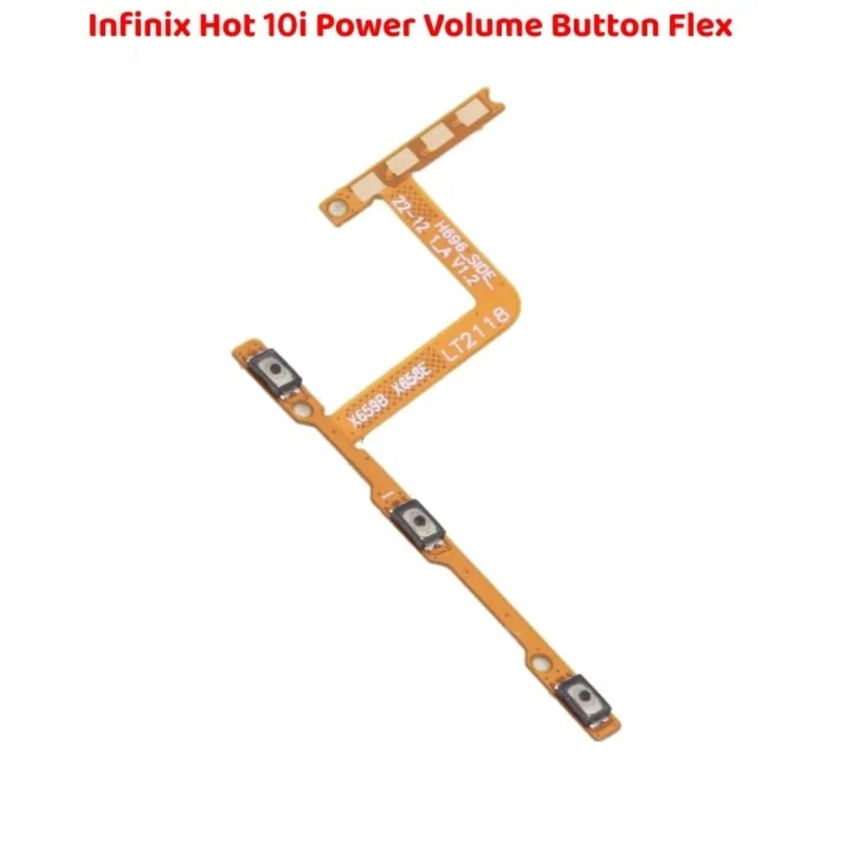 High Quality Durable Infinix Hot 10i Power Button Flex Volume - Image 3