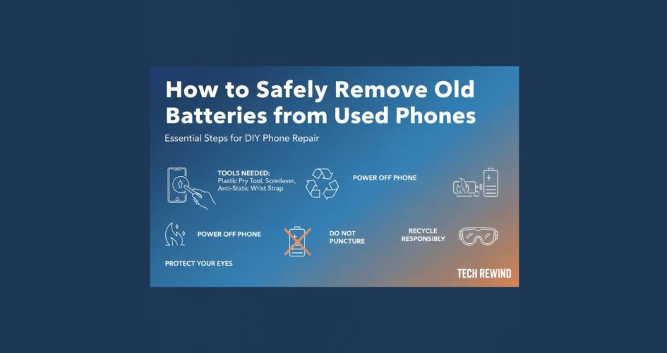How to Safely Remove Old Batteries from Used Phones
